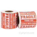 Fragile sticker label na na -customize na marupok na sticker